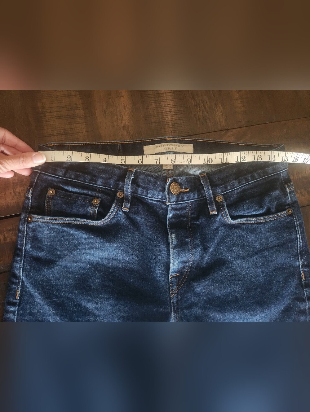 Women's Burberry Button Up Straight Jeans 30X32 - Picture 9 of 12